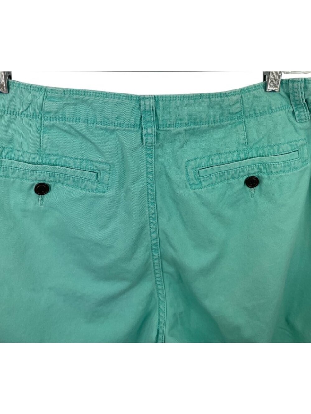 Arizona Jean Co Mens Turquoise Casual Chino Shorts Size 33 - Picture 5 of 8